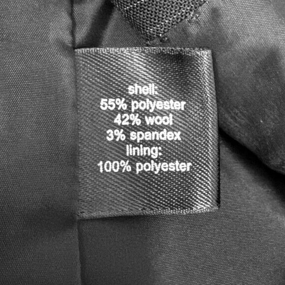 The Limited Blazer Women's 2 Black White Pinstriped Career Work Office Jacket - Picture 5 of 9